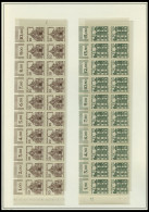 ENGROS 242-49 Paar , 1964/5, Bauten, 10 Waagerechte Paare Im Bogenteil Vom Oberrand!, Pracht, Mi. 650.- - Collezioni