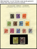 SAMMLUNGEN O, 1948-90, Bis Auf Mi.Nr. 18-20, 68-70 Und Bl. 1 Komplette Sammlung Im Schaubek-Album, Erhaltung Feinst/Prac - Verzamelingen