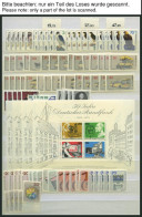 LOTS , 1969-84, Saubere Dublettenpartie Kompletter Ausgaben, Meist 4-5x, Pracht, Mi. Ca. 2900.- - Autres & Non Classés