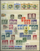 LOTS , Postfrische Reichhaltige Dublettenpartie Von 1965-86, Mit Mi.Nr. 270-85 (10x) Und 494-507 (8x) Etc., Prachterhalt - Sonstige & Ohne Zuordnung
