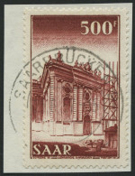 SAARLAND 337 BrfStk, 1953, 500 Fr. Ludwigskirche, Prachtbriefstück, Gepr. Ney, Mi. 80.- - Altri & Non Classificati