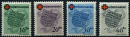 WÜRTTEMBERG 40-43 , 1949, Rotes Kreuz, Prachtsatz, Mi. 160.- - Andere & Zonder Classificatie