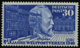 BUNDESREPUBLIK 116 , 1949, 30 Pf. Stephan, Pracht, Mi. 70.- - Unused Stamps