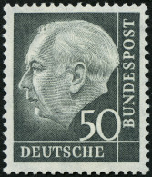 BUNDESREPUBLIK 189 , 1954, 50 Pf. Heuss, Pracht, Gepr. Schlegel, Mi. 200.- - Nuovi