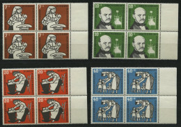 BUNDESREPUBLIK 243-46 VB , 1956, Kinderpflege In Randviererblocks, Pracht, Mi. 80.- - Neufs