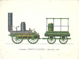 Publicité Pharma + PROPIOCINE + Histoire De La LOCOMOTIVE : DEWITT CLINTON - Etats Unis 1831 + Laboratoires ROUSSEL 1963 - Pubblicitari