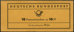 ZUSAMMENDRUCKE MH 6a , 1960, Markenheftchen Heuss Lumogen, Erstauflage, Schwach Fluoreszierend, Pracht, Gepr. D. Schlege - Other & Unclassified
