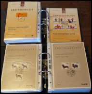 ERSTTAGSBLÄTTER 1709-Bl. 57 BrfStk, 1994-2001, 8 Komplette Jahrgänge, ETB 1/94 - 49/2001, Pracht - Altri & Non Classificati