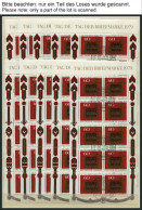 ENGROS 1023KB O, 1979, Tag Der Briefmarke Im Kleinbogen Mit Zentrischen Ersttags-Sonderstempeln, 20x, Pracht, Mi. 300.- - Autres & Non Classés