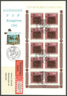 ENGROS 1065KB BRIEF, 1980, 60 Pf. FIP Auf Echt Gelaufenen FDC, 12-mal, Pracht - Altri & Non Classificati