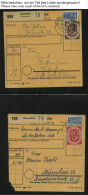 SAMMLUNGEN 1953/4, Interessante Sammlung Von 40 Paketkarten Mit Verschiedenen Posthorn-Frankaturen, Dabei Auch Einzelfra - Other & Unclassified