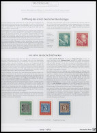 SAMMLUNGEN , , 1949-69, Bis Auf Den Posthornsatz Komplette Sammlung Im Deutsche Post Spezialalbum Die Briefmarken Vom Wi - Autres & Non Classés