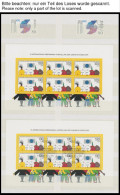 SAMMLUNGEN ,o , In Den Hauptnummern Wohl Jeweils Postfrische Und Gestempelte Sammlung Bundesrepublik Von 1987-96 Komplet - Autres & Non Classés