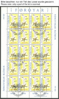 FÄRÖER 162-78KB O, 1988, 5 Kleinbogensätze, Ersttagsstempel, Pracht, Mi. 620.- - Féroé (Iles)