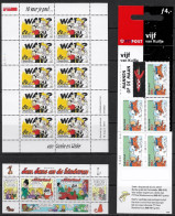 PAYS-BAS - BANDES-DESSINEES - 2 SCANS - NEUF** MNH - Bandes Dessinées