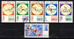 Roumanie 1964 Mi 2299-2304 (Yv 2040-5), Obliteré - Usado