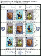 INSEL MAN KB O, 1976-90, Europa, Alle 15 Kleinbogensätze Komplett Mit Ersttagsstempeln, Pracht, Mi. 316.- - Isle Of Man