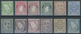 IRLAND 40-51A , 1922, Nationale Symbole, Wz. 1, Falzrest, Prachtsatz - Otros & Sin Clasificación