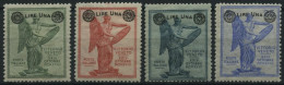 ITALIEN 201-04C , 1924, Sieg In Venetien, Gezähnt 14:131/2, Falzrest, Prachtsatz - Ohne Zuordnung