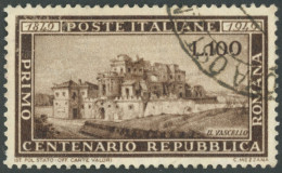 ITALIEN 773 O, 1949, 100 L. Republica Romana, Pracht, Mi. 130.- - Unclassified