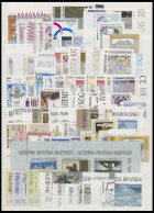 KROATIEN , Postfrische Partie Verschiedener Ausgaben Von 1991-2003, Mit Einigen Kompletten Jahrgängen, Dazu Fast Komplet - Kroatië