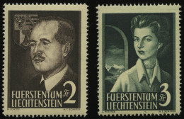 LIECHTENSTEIN 332/3 , 1955, Fürstenpaar, Pracht, Mi. 260.- - Altri & Non Classificati