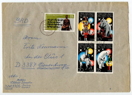 Germany, East 1978 Cover; Ilsenburg To Vienenburg; Stamps - Circus, Se-tenet Block Of 4 & Mauthausen Memorial - Brieven En Documenten