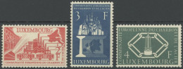 LUXEMBURG 552-54 , 1956, Montanunion, Postfrischer Prachtsatz, Mi. 60.- - Other & Unclassified