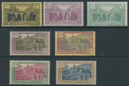 MONACO 97-103 , 1925, Ansichten, Postfrischer Prachtsatz, Mi. 100.- - Otros & Sin Clasificación