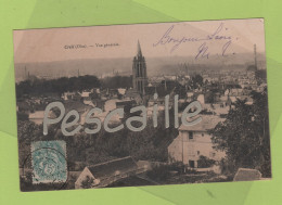 60 OISE - CP CREIL - VUE GENERALE - CHALBRETTE EDITEUR - CIRCULEE EN 1904 - Creil