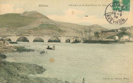 CPA-12- MILLAU - Jonction De La Dourbie Et Du Tarn - -TàD 1908* 2 Scans - Millau