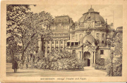 CPA - WIESBADEN - KONIGL. THEATER MIT FOYER - Wiesbaden