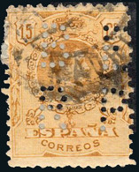 Madrid - Perforado - Edi O 271 - "B.E.R.P" (Banco) - Sello Mas Pequeño Debido Salto De Peine - Used Stamps