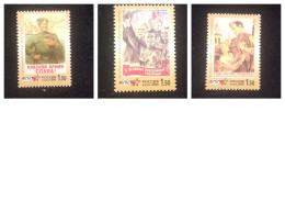 O) 2000 RUSSIA, WAR EFFORT POSTERS, END OF WORLD WAR II, MNH - Sonstige & Ohne Zuordnung