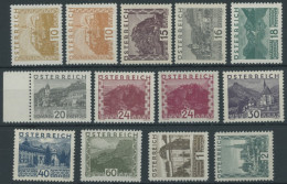 ÖSTERREICH 1918-1938 498-507,09-11 , 1929, Landschaften, Ohne 50 G., 13 Postfrische Prachtwerte, Mi. 820.- - Other & Unclassified