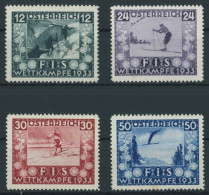 ÖSTERREICH 1918-1938 551-54 , 1933, FIS I, Falzrest, Prachtsatz - Andere & Zonder Classificatie