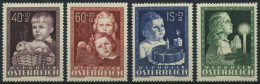 ÖSTERREICH 929-32 , 1949, Glückliche Kindheit, Prachtsatz, Mi. 80.- - Used Stamps