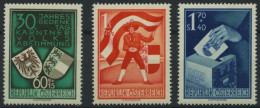 ÖSTERREICH 952-54 , 1950, Volksabstimmung, Prachtsatz, Mi. 130.- - Sonstige & Ohne Zuordnung