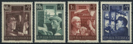 ÖSTERREICH 960-63 , 1951, Wiederaufbau, Prachtsatz, Fotobefund Babor, Mi. 80.- - Usados