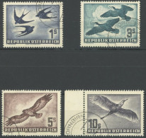ÖSTERREICH AB 1950 984-87 O, 1953, Vögel, Prachtsatz, Mi. 300.- - Other & Unclassified
