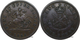 Canada - Colonie - Haut Canada - Bank Of Upper Canada - One Penny Token 1854 - TTB/XF45 - Mon3639 - Canada