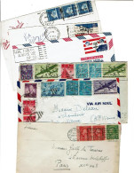 Lot De 40 Lettres Des USA à Destination De L'Europe  1118 - Marcofilia