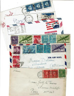 Lot De 40 Lettres Des USA à Destination De L'Europe  1118 - Marcofilie