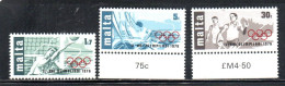 MALTA 1976 OLYMPIC GAMES MONTREAL CANADA GIOCHI OLIMPICI OLIMPIADE COMPLETE SET SERIE COMPLETA MNH - Malte