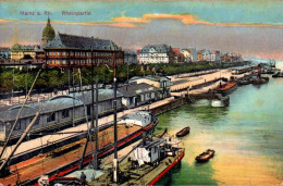 N°532 W -cpa Mainz -Rhein Partie -péniches, Barges, - Handel