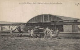 AVORD ECOLE MILITAIRE D AVIATION SORTIE D UN CAUDRON CPA BON ETAT - 1919-1938: Between Wars