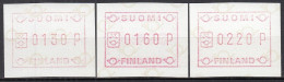 FINNLAND  ATM 1.1 S6, Postfrisch **, Tastensatz 1986 - Automaatzegels [ATM]