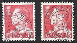 Dänemark 1963, Mi.-Nr. 412 X+y, Gestempelt - Used Stamps