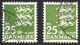 Dänemark 1962, Mi.-Nr. 399 X+y, Gestempelt - Oblitérés