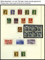 SAMMLUNGEN O, , Meist Gestempelte Sammlung Schweiz Von 1850-1969 Mit Mittleren Ausgaben, Anfangs Schwach Vertreten, Fein - Lotti/Collezioni